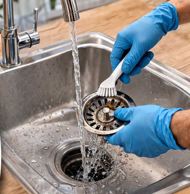 Limpiar tuberías de fregaderos