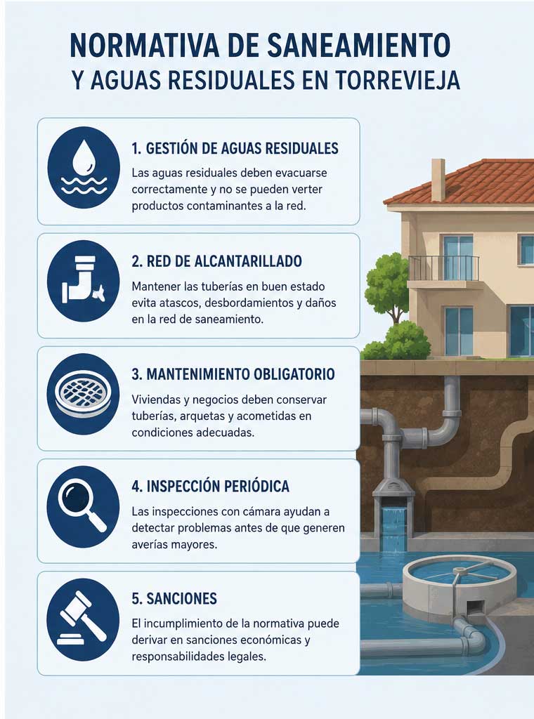 Normativa de saneamiento y aguas residuales en Torrevieja 2 normativa de saneamiento y aguas residuales en Torrevieja