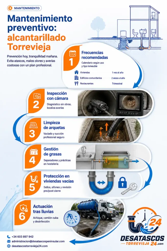 limpieza de alcantarillado en torrevieja